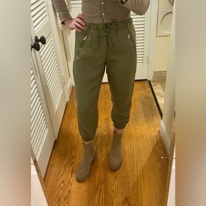 Dex Drawstring Pants With Zipper Detail